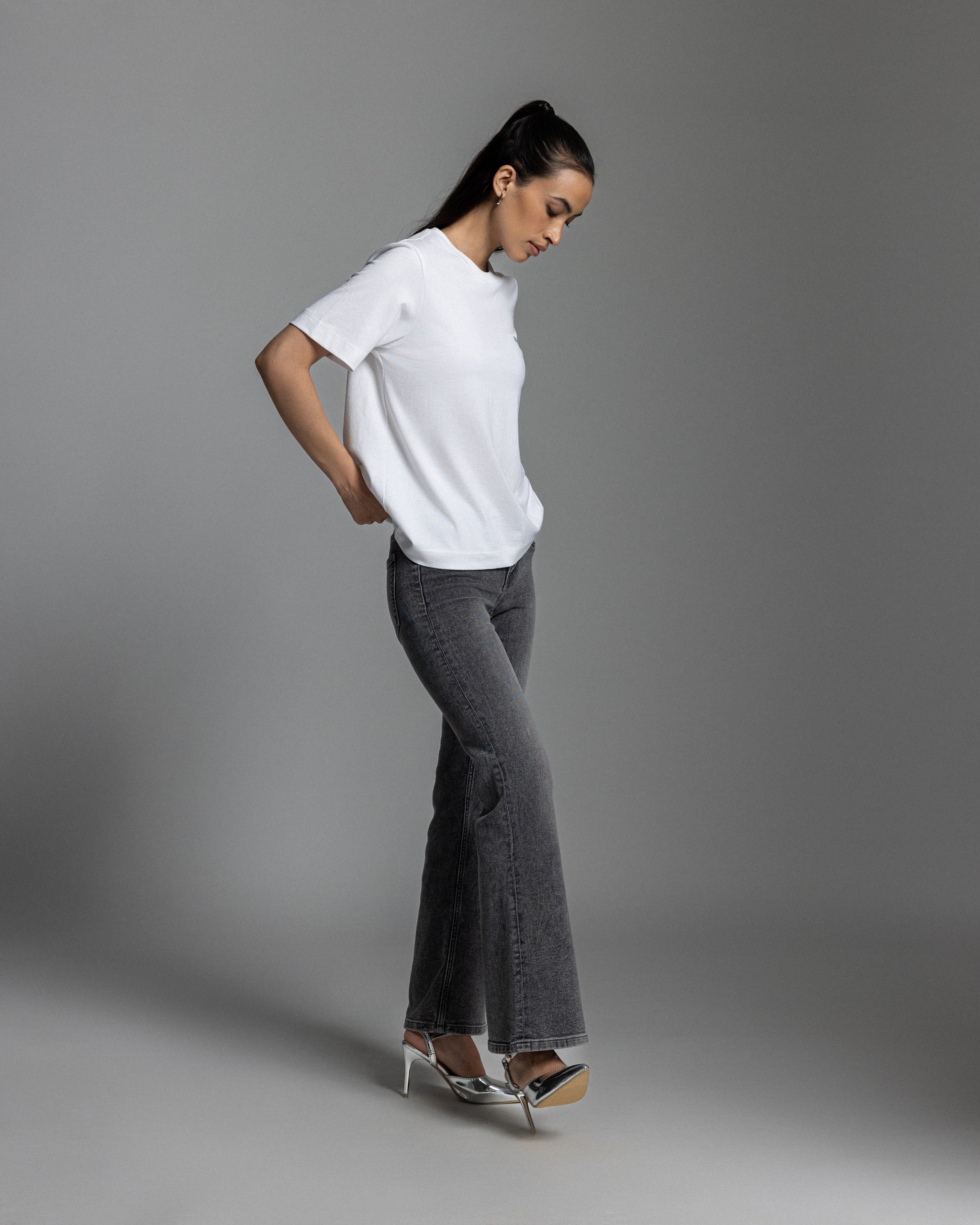Supima Women Crew Neck Tshirt